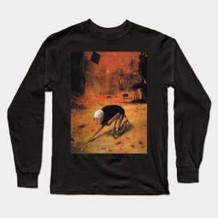 Untitled (Creature), by Zdzisław Beksiński Long Sleeve T-Shirt